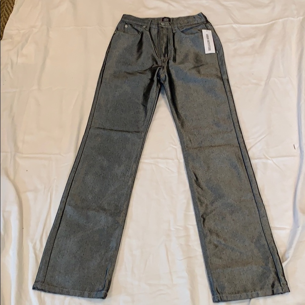 NWT BDG metallic flare jeans